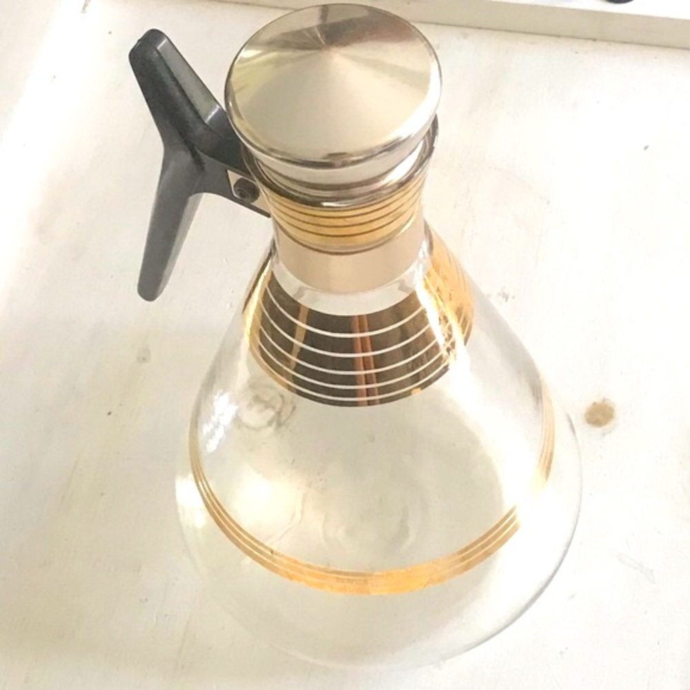Vintage Glass Coffee Carafe INLAND USA